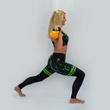 Load image into Gallery viewer, Emerald Marble Crop Top
