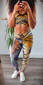 "TYGA" Tiger print leggings